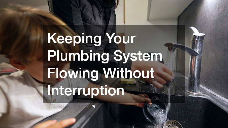 Keeping Your Plumbing System Flowing Without Interruption